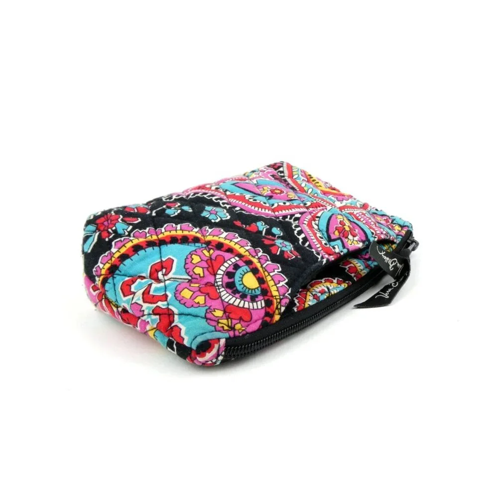 Vera Bradley Parisian Paisley Zip Cosmetic Case w/Mirror‎